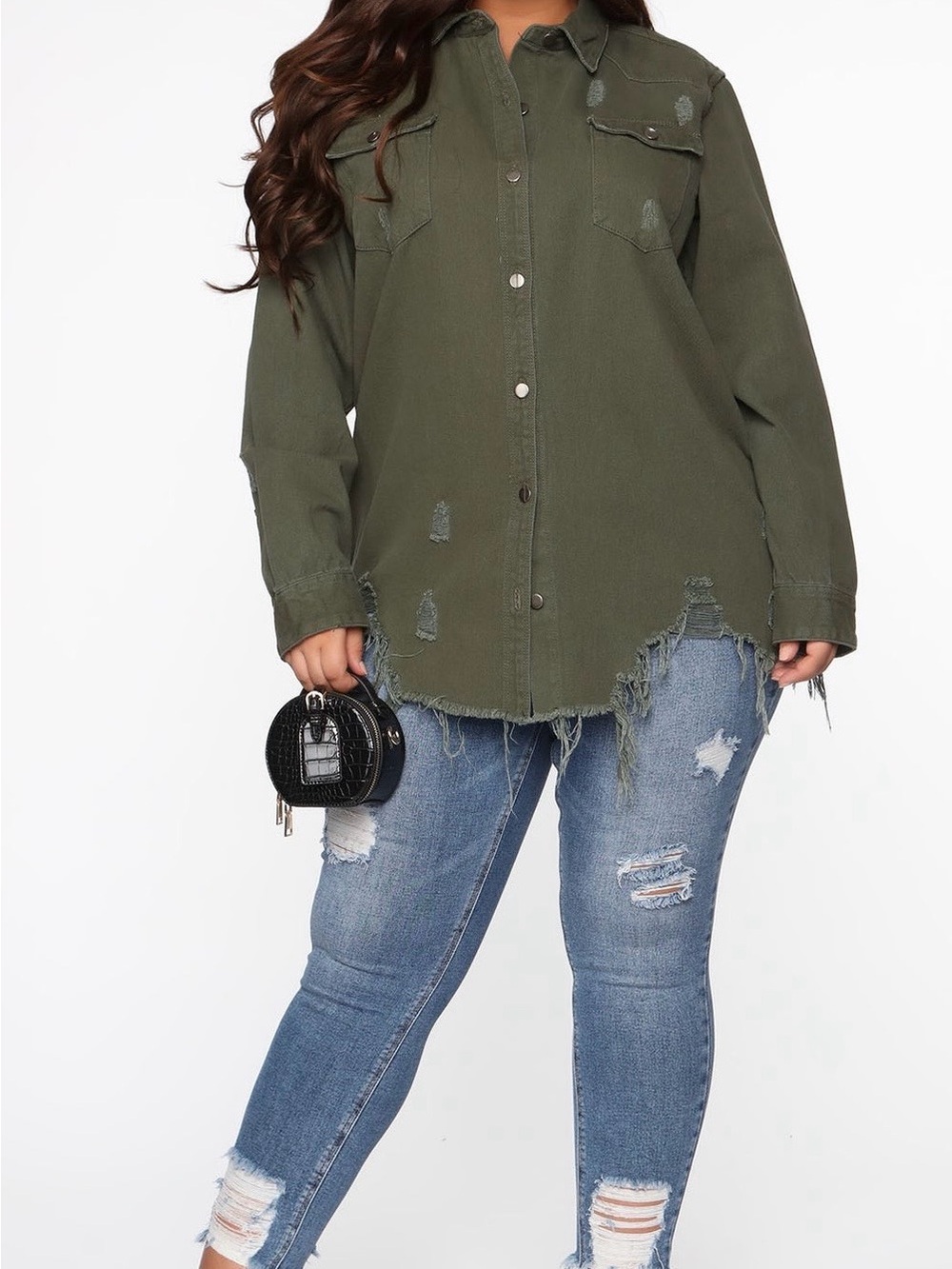 Long Denim Jacket - Picture 6 of 14